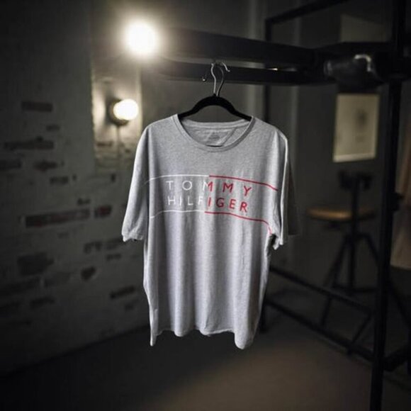 TOMMY HILFIGER MENS T-SHIRT - Picture 1 of 4